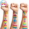 106 PCS Pansexual Pride Temporary Tattoos – Rainbow Flag LGBT Party Favors